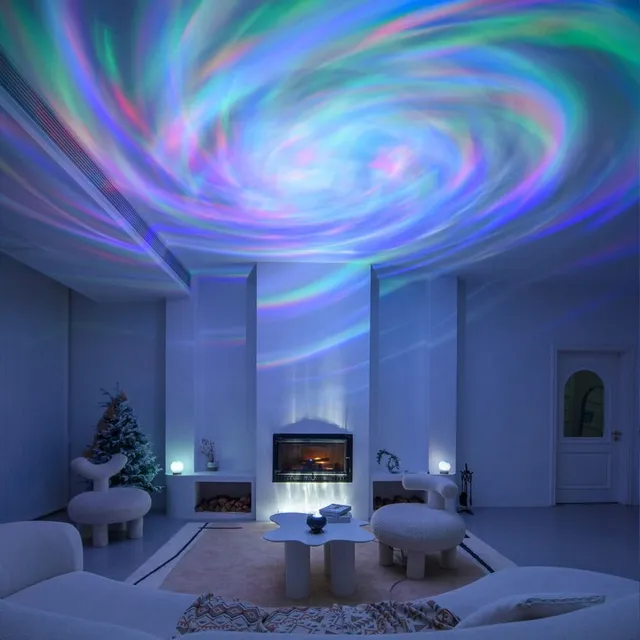 Polaris Galaxy ProjectorTM © Enchanting Aurora Projector with Built-in Bluetooth Speaker