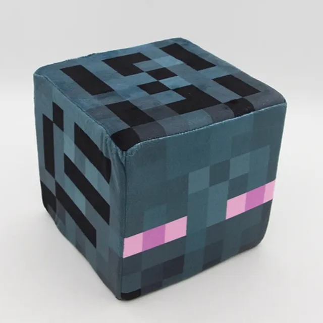 Plyšové bloky v provedení známé hry Minecraft