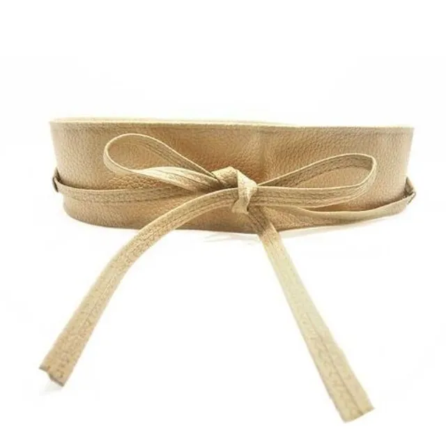 Women's stylish wide belt for tying - 6 colours