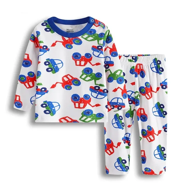 Children's pajamas for boys and girls with long sleeves (3-24 months)