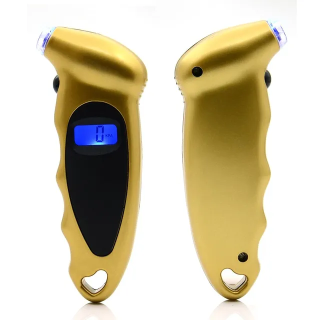 Digital tyre pressure and depth meter