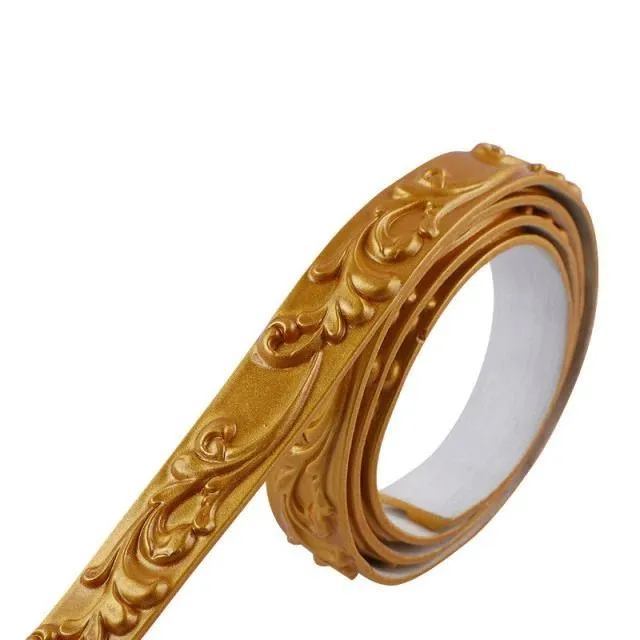 Luxury adhesive decorative tape for wall edging - several variants Seraphinus