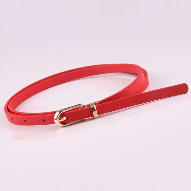 Ladies narrow elegant belt