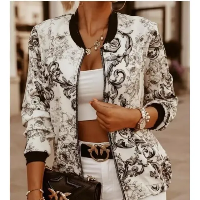 Women's fashion bomber jacket