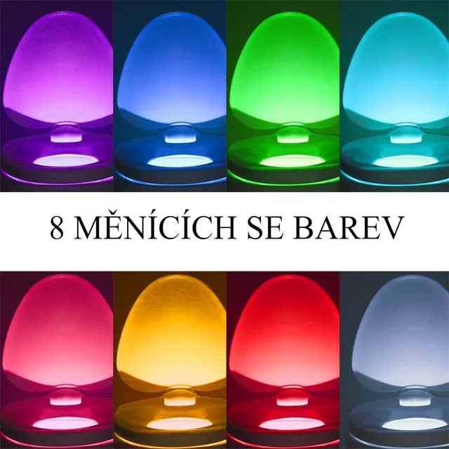 Lumină LED rece pentru toaletă