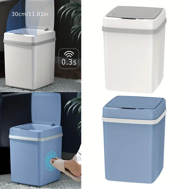 12L Smart Sensor Garbage Basket: Automatyczny wielofunkcyjny wózek do przechowywani