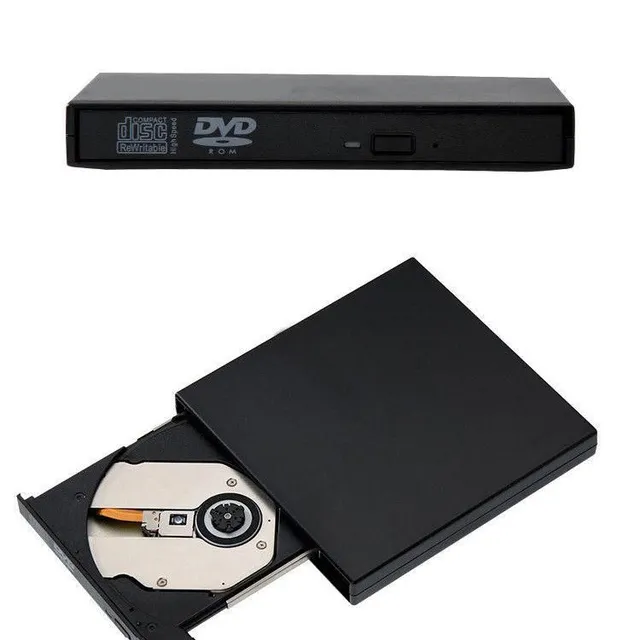 External USB drive on CD/DVD with burner
