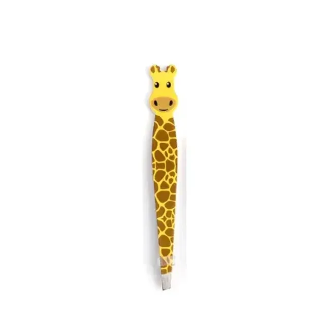 Design tweezers not only on eyebrows with the motif of cute animals - more variants