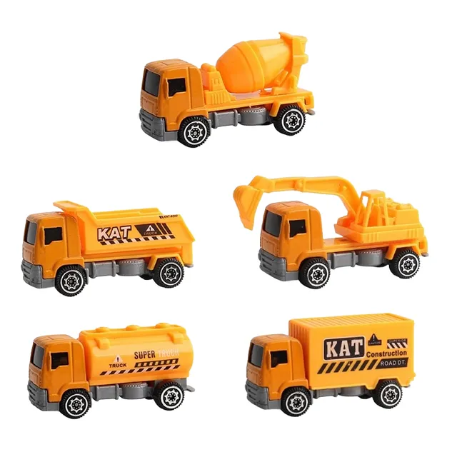 Set of construction cars 5 pcs