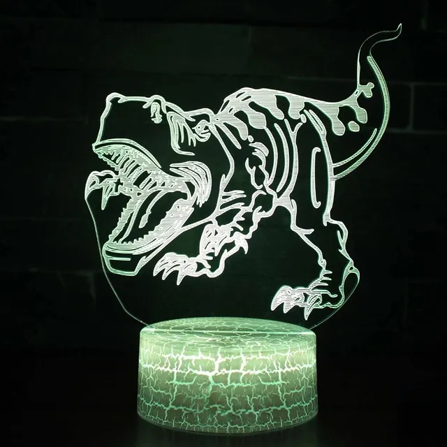 Lampa s dinosaurami
