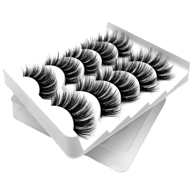 Artificial eyelashes 5 pairs 3D 4 Christeen umele-nalepovaci-rasy-5-paru-3d-7