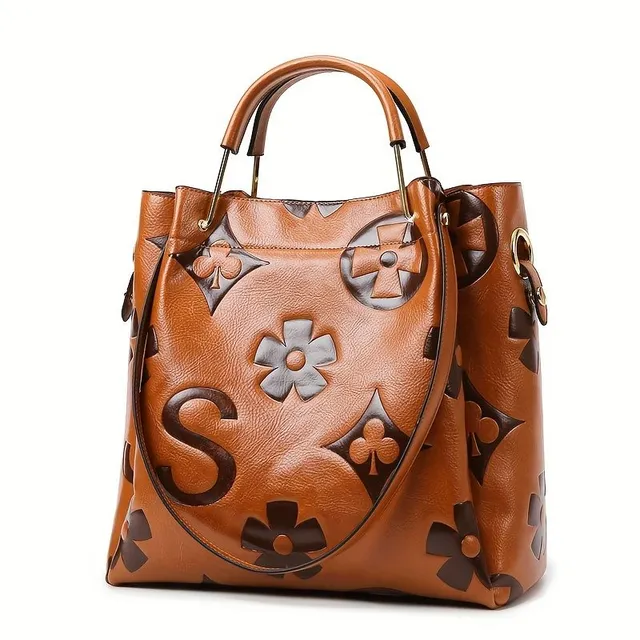 Flower bag with luxury relief