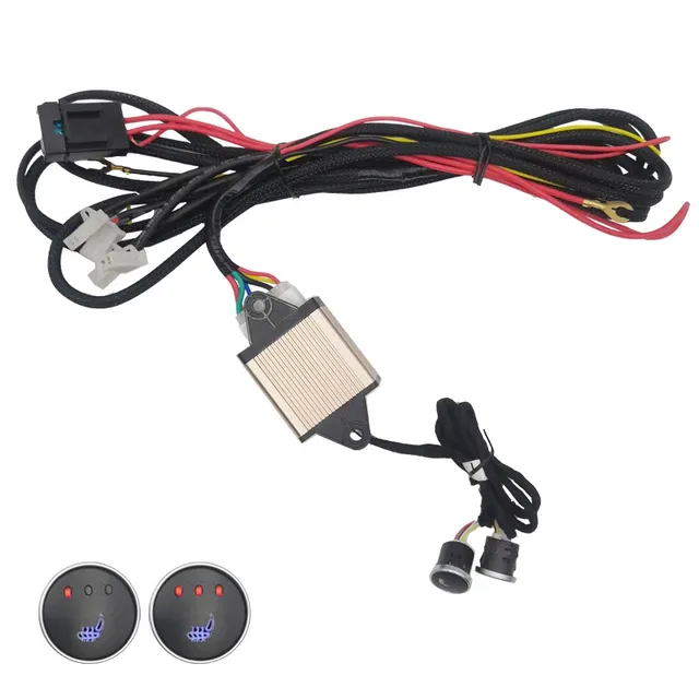 Kit de chauffage universel pour sièges de voiture pour 2 sièges - Kit d'installation de chauffage de siège 12V