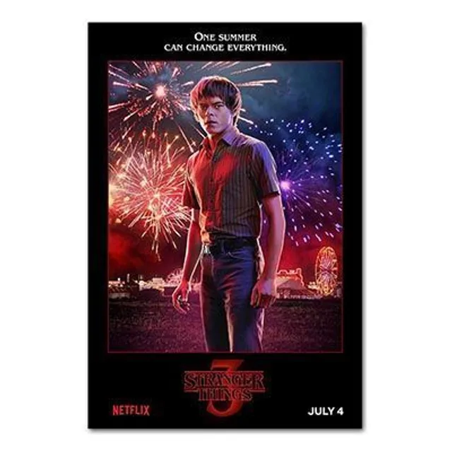 Stylowy plakat oparty na filmie Stranger Thing 14 30 X 20 cm