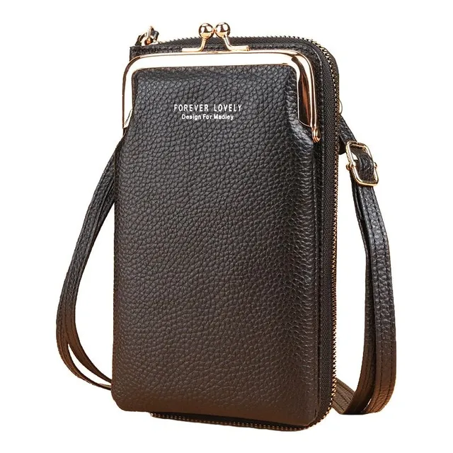 Elegancka mini torebka z portfelem i kieszenią