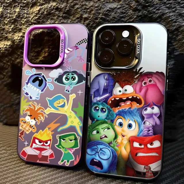 Trends silicone cover on iPhones with motifs of favorite characters from a fairy tale In the head 2 - Inside Out 2