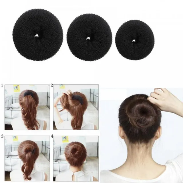 Donut hair clip - Black