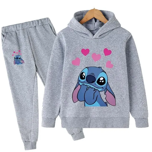 Children's trendy tracksuit with motif Stitche Lilian