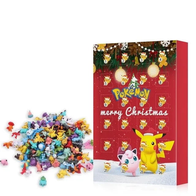 Christmas Advent calendar with Pokemon theme