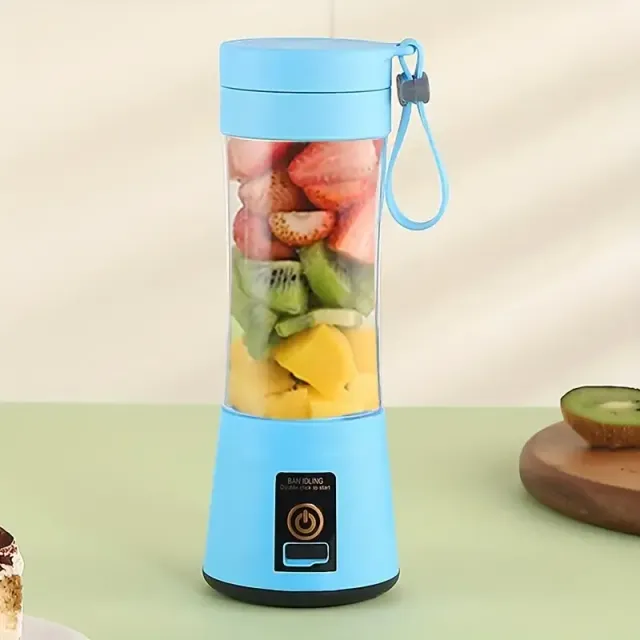 Premium electric USB blender for travel - pocket mixer for protein drinks and smoothie