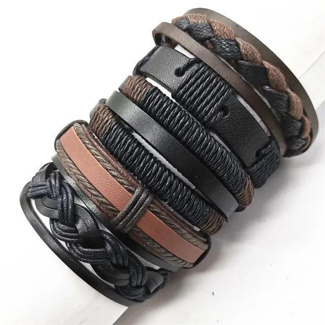 Leather bracelets JING JANG