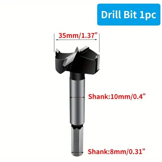 Raise the level of your joiner projects with this drilling template and saw for holes 35 mm!