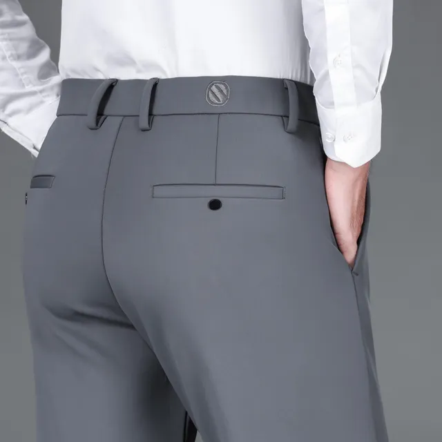 Men's Warm and Strong Suit Pants - Elegant and Comfortable Pants for Colder Days