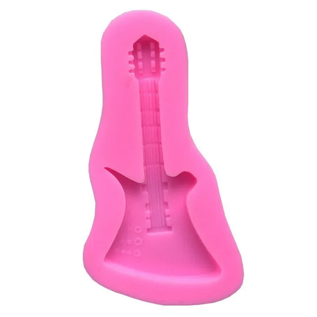 Silicone mould electric guitar