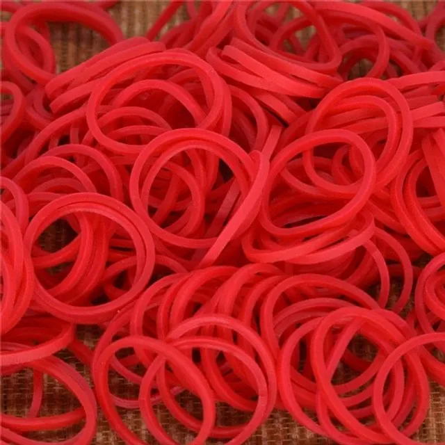 DIY knitting elastics for hair and crafting 300 pcs