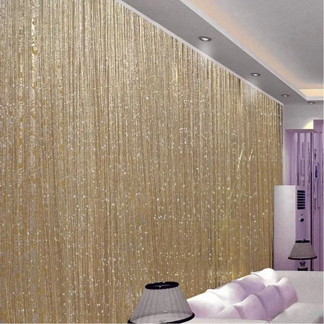 Beautiful long string curtain