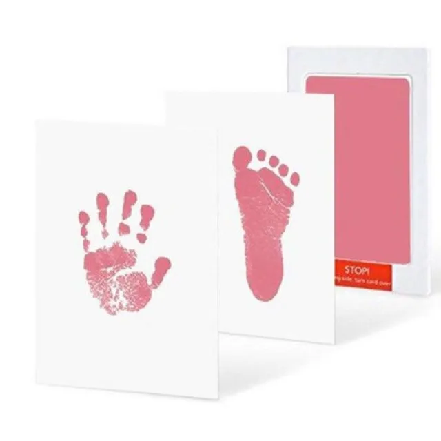 Plăcuță pentru amprenta mâinii sau piciorului bebelușului - mai multe culori