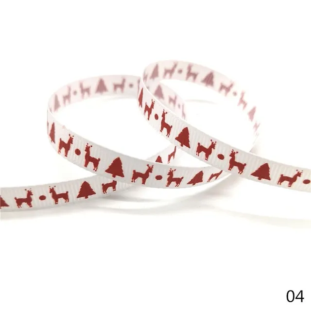 Christmas ribbon with print