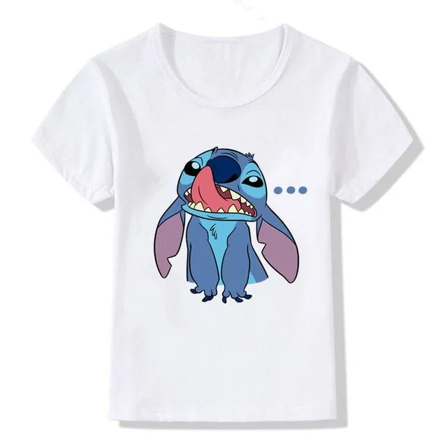 T-shirt per bambini con stampe di simpatici coniglietti