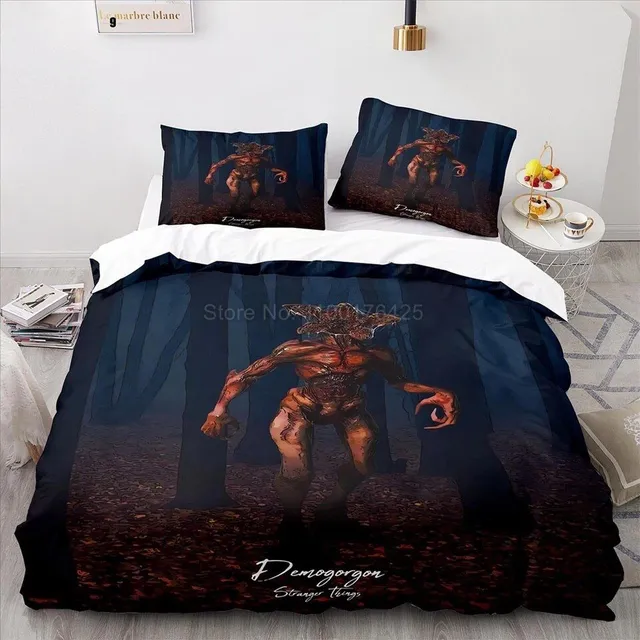 Stylish bed linen with Stranger Things Kelly print