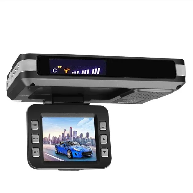 Car camera and radar detector 2v1