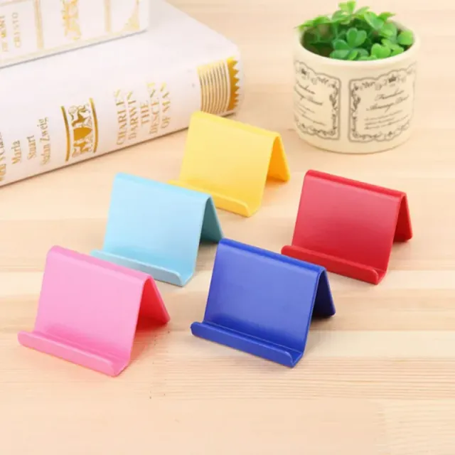 Universal mini phone holder for table and table - colored candy