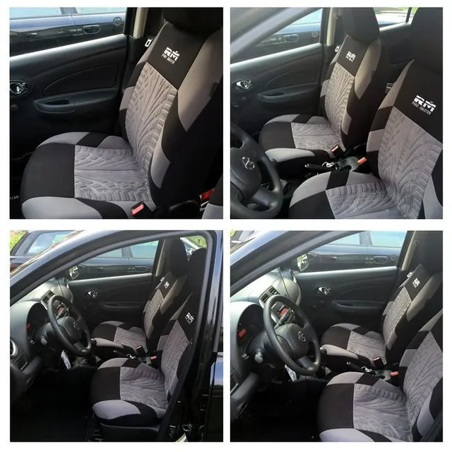 Universal car seat covers with tyre pattern