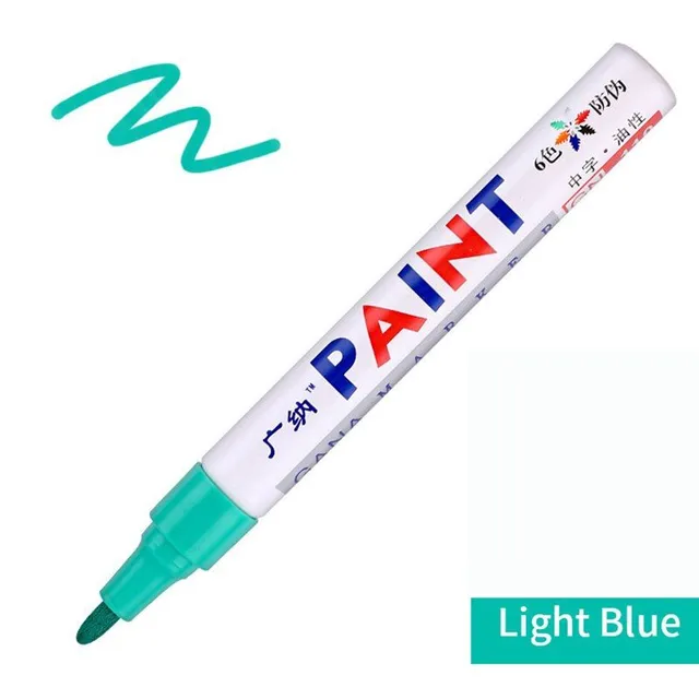 Paint Cleaner Car Wheel Cleaner Tyre Oil Paint Pen Car Rubber Tyre Polisher Metal Polishing Permanent Markers Graffiti Touch Scratch Wet Wax