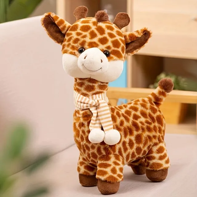 Soft stuffed giraffe - cute pet and decorative pillow