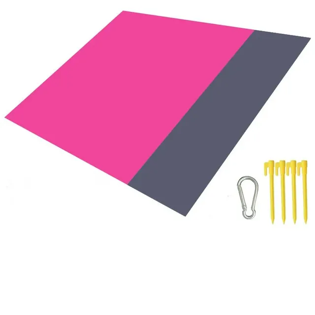 Waterproof pocket beach blanket 2x2.1m - Foldable portable picnic pad