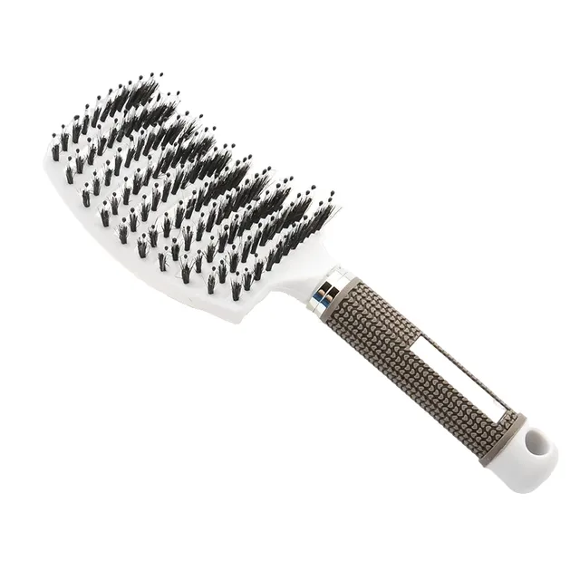 Brosse à cheveux en poils