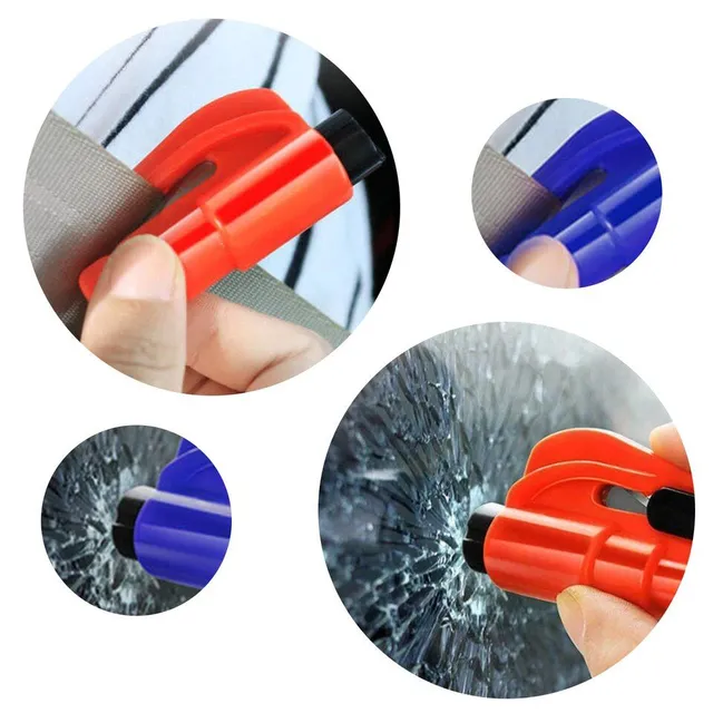 Handy mini window breaker and car belt cutter