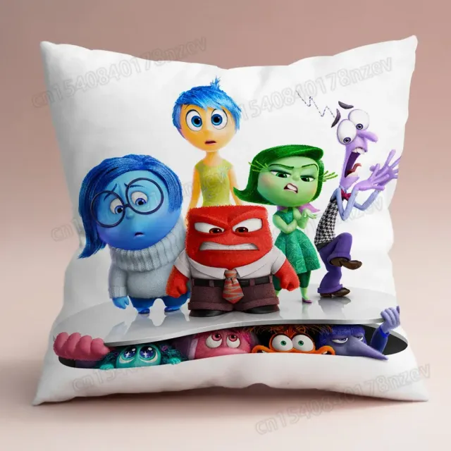 Printed cute pillowcase with motifs of favorite characters from a fairy tale In the head 2 - Inside Out 2