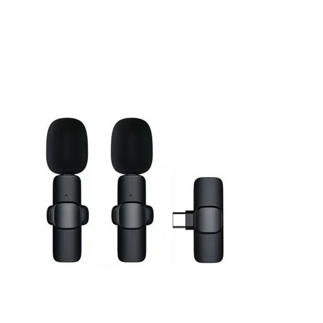 Wireless mini microphone for audio and video recording
