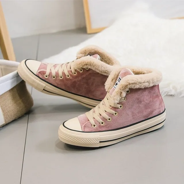 Damskie buty zimowe B1 różowe 40 damske-zimni-boty-b1-ruzova 39