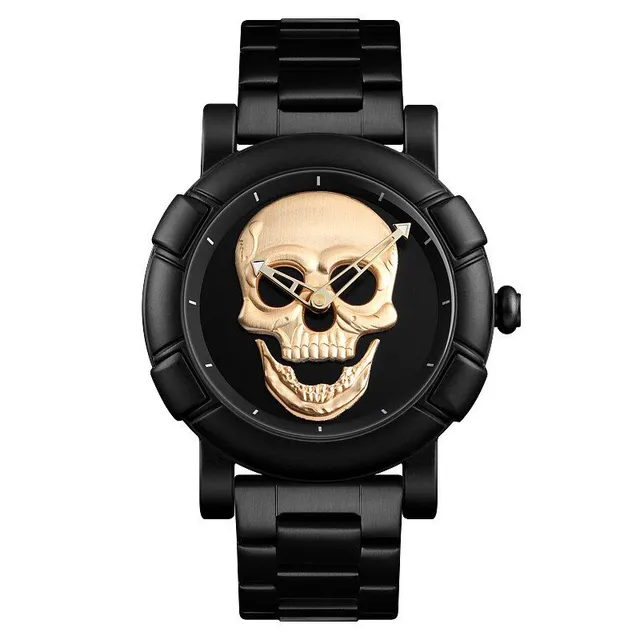 Men's trendy Brandt skull watch