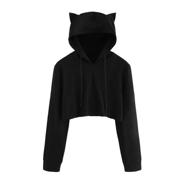 Sweat-shirt à oreilles de chat pour filles