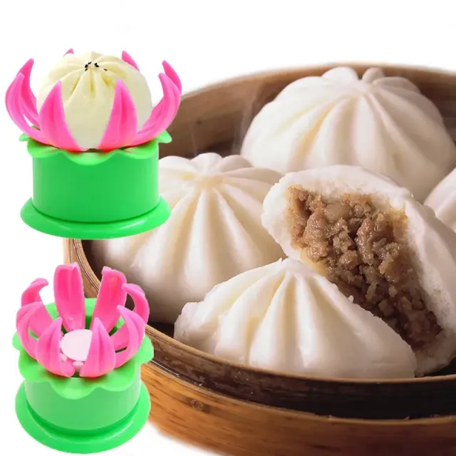 Kitchen DIY Pasta Pie Dumpling Maker Chinese Baozi Forms Bake And Bake Tool steamed steamed stuffed buns making Bun Maker Forms