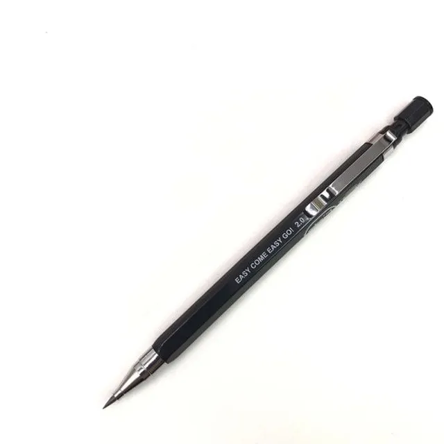 Creion de gumă minimalist monocrom pentru geometrie și desen cu grosimea de 2mm