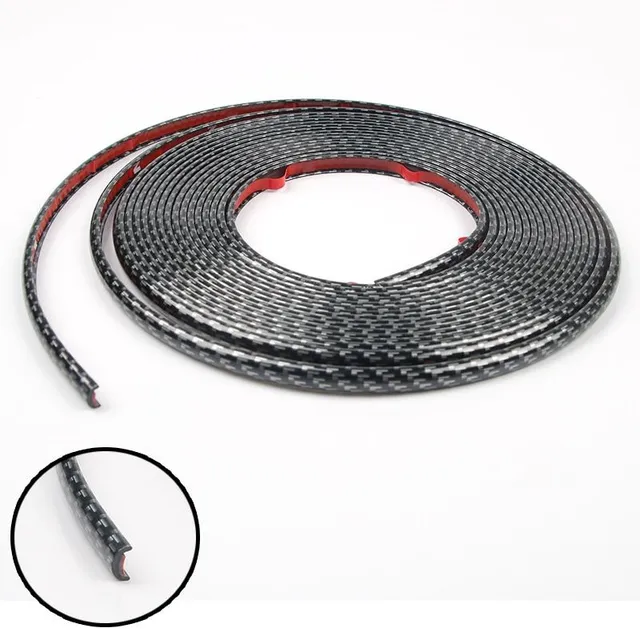 Self-adhesive car chrome strip 8 m